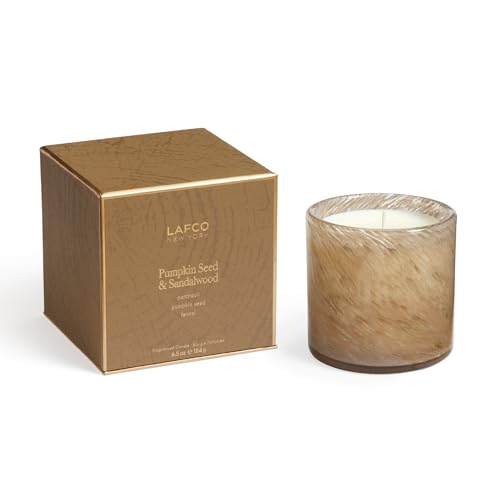 LAFCO New York Fall Classic Candle, Pumpkin Seed & Sandalwood