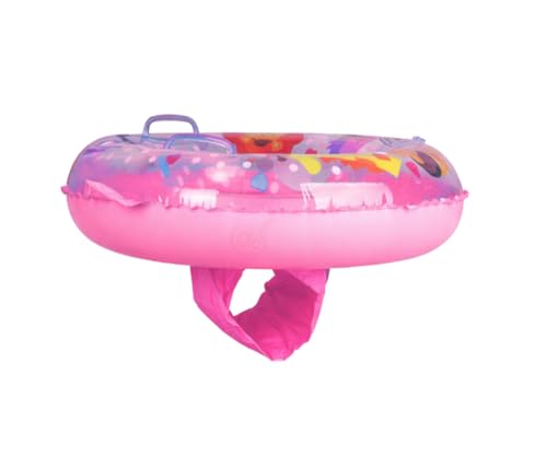 Image of Inflatable Kiddie Float | Water Baby Floater for Kids| Safe Anti-flip Diaper Style Swim Tube Rider| Swim Pool Tube for Toddlers|Multicolor Cute Swimming Pool Safety Seat (ROUND FLOAT PINK)