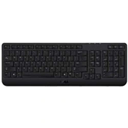 Dell Keyboard, External, USB, French, 105 Keys, Black, 0DJ497 (French, 105 Keys, Black, Windows 8 USB Slim)