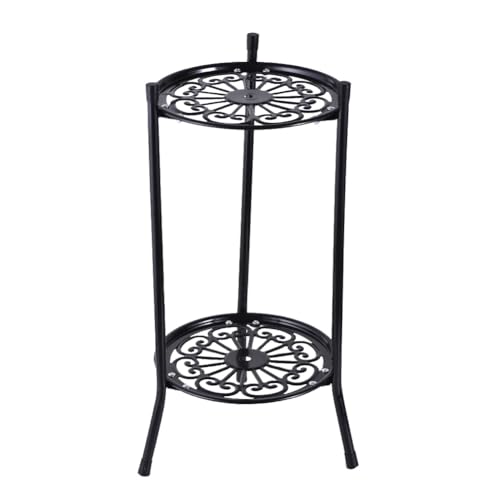 [Cuscinetto a carico forte] Gli stand di piante in metallo alte sono adatti per vasi di fiori, piante in vaso e altre decorazioni, con prestazioni eccellenti per una lunga durata di servizio, progettati per essere pesanti per contenere più fiori.