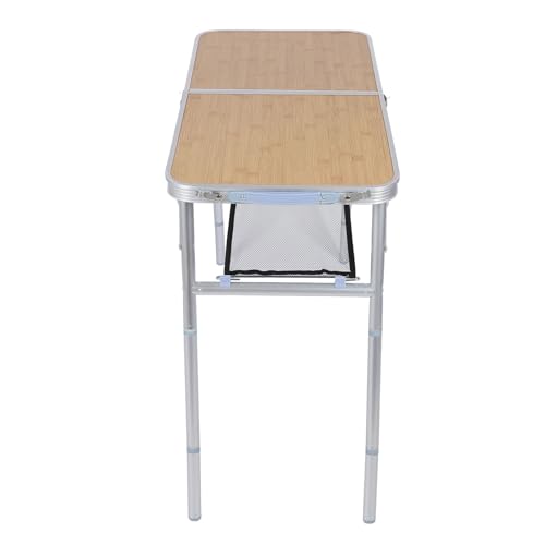 Table pliante camping grand plateau stable pour repas de plein air - 2
