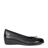 miMaO Zapatos cómodos con cuña para Mujer Color Negro, EU38
