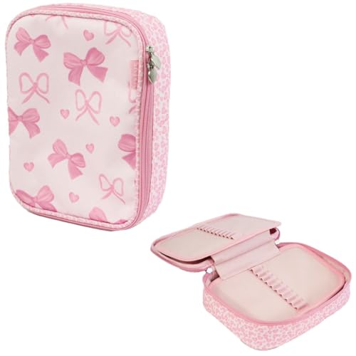 Estojo Box 100 Pens 2 divisorias Cristal Lacinho Sabra