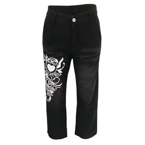 Jean cargo Y2K pantalon évasé idéal pour vos sorties streetwear