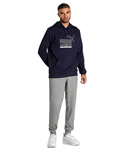 Image of Puma Men's Cotton Hooded Neck Sweatshirt