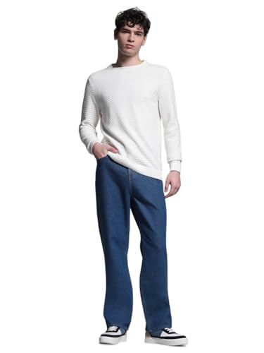 Image of Jack & Jones Men's Loose Fit Jeans | High Rise | Jeans for Men