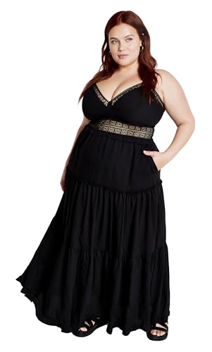 Image of City Chic Women's Plus Size Maxi Dress - Aura