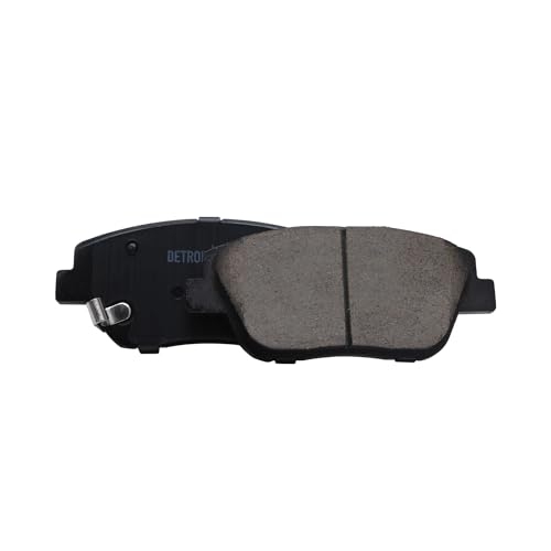 Image of Detroit Axle - Front Brake Pads for 2011-2015 Hyundai Sonata, 2011-2016 Kia Optima, Ceramic Brake Pads w /Hardware 2012 2013 2014 Replacement