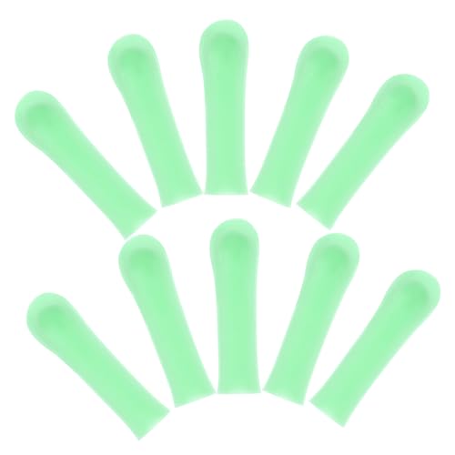 minkissy 10pcs Silicone Ear Spoon Sleeves Ear Scoops Wax Removal Tool Covers Ear Cleaning Spoon Covers Reusable Ear Ear Wax Removal Accessories