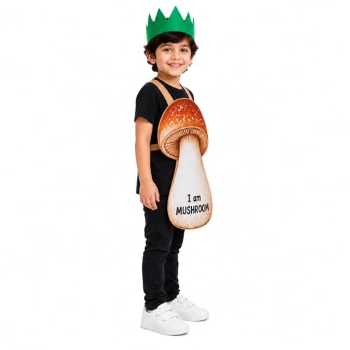 Image of Raj Costume Kids Fruit & Vegetable Fancy Dress Costume | Soft Felt Fruit and Vegetable Cutout Costume for Boys & Girls | School Annual Function