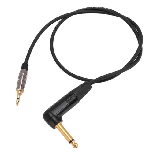 Câble de système de guitare Sennheiser G3 G4 anti faux-contact jack 3,5 6,35mm coudé 75cm