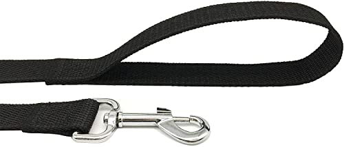 4FT5FT6FT-Strong-Dog-Leash-Nylon-Dog-Leashes-for-Small-Medium-Large-Dogs-Black-1-in-x-10-ft - Cucciolini Doodles   4FT5FT6FT-Strong-Dog-Leash-Nylon-Dog-Leashes-for-Small-Medium-Large-Dogs-Black-1-in-x-10-ft