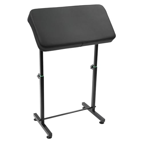 Reposabrazos para tatuajes, 69 – 102 cm, altura ajustable, placa grande, apoyabrazos para tatuaje