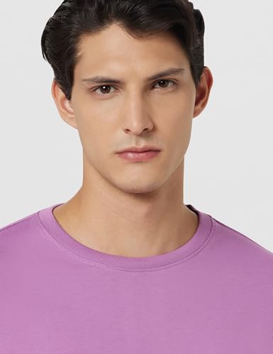 Image of Nobero 100% Cotton Oversized T Shirts for Men Stylish | Oversized Fit | Solid T Shirts for Men 180 GSM Combed Cotton | Round Neck Half Sleeve