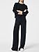 SuperPrity Womens 2 Piece Outfits Sweatsuit Set Sweatshirt Wide Leg Sweatpants Tracksuit Matching Sweat Lounge Set 2024 Fall Fashion-M,Navy Blue