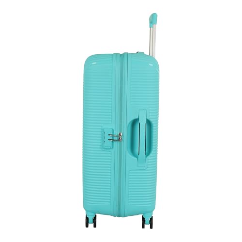Image of Kamiliant 3PC KAM Double 8 Spinner Wheels Hard Shell Suitcase Nexus DW Set Aqua BLU, Small, Medium and Large, 79 cm