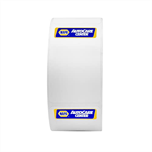 Car Check Printer Auto Service Reminder Stickers, with NAPA Auto Center Logo, 500 Count