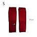 KiBcsLic Shin Instep Guards Protector for Men Women Calf Guards Leg Guards MMA Boxing Training Sparring Muay Thai Arts, Red S