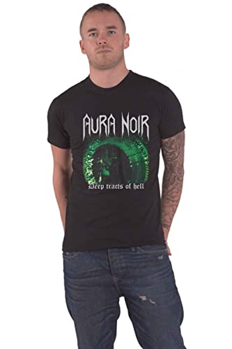 T Shirt Aura Noir Deep Tracts of Hell en Taille XXXL pour Homme