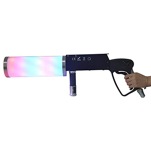 LED Co2 Jet Machine Handheld Stage Effect Gun for Nightclub Wedding Party Dj Halloween Stage Concert Live Party Stage Special Effect MOKA SFX