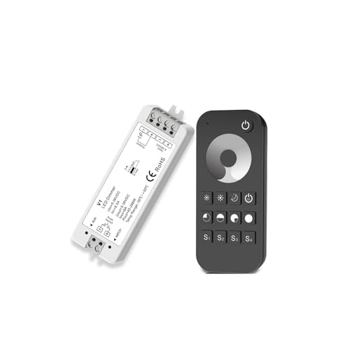 Gradateur LED V1 PWM 8A avec télécommande tactile pour un réglage de luminosité fluide 12V 24V