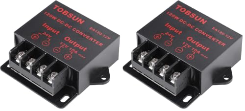 Image of DC 24V to DC 12V 10A 120W Step Down Buck Converter Voltage Regulator Reducer Power Converter Mini Module 12V Transformer (Pack of 2)