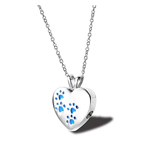 Pendentif souvenir pour cheveux ou cendres, le collier coeur pour les êtres chers