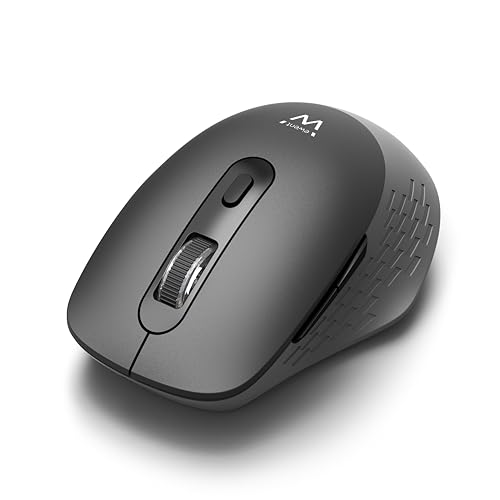 Ewent EW3243 Mouse Wireless Multi Connessione Con Adattatore USB-C, Dpi Regolabile Fino A 3200, 6 Tasti Silenziosi, Tripla Connessione Bt 3.0/5.2 E 2.4Ghz, Compatibile Con Windows/Macos/Ios/Android/Ch - 2