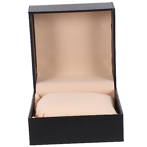 Beaupretty Elegant Watch Storage Box Durable Jewelry Display Case for Single Watch Unisex Design for Home and Travel Protects Against Scratches Practical present for Men and Women