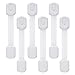 Goodv Baby Proof Cabinet Locks - 6 Pack Adjustable Child Safety Straps Used for Drawer Door Fridge Oven Toilet Seat Kitchen Cupboard Appliance Trash Can with 3M Adhesive