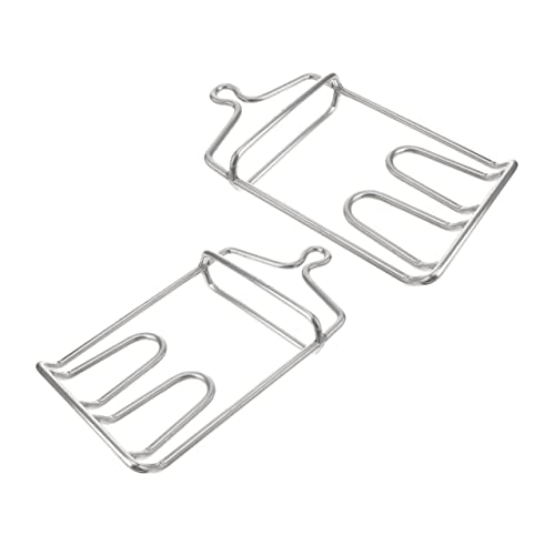 Mipcase Lot De 2 Crochets à Viande En Acier Inoxydable Robustes, Taille Standard, Suspendre De Volaille Et Rôti, Adaptés Aux Bouchers Et Amateurs De Barbecue, Usage Cuisine Et Fumage De Viande