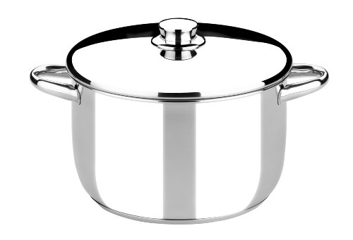Olla Tapa Cristal 24Cm. Optima M453124 En Oferta Monix Braisogona_M453024 Optima - Olla 24 Cm Con Tapa De Acero Inoxidable 18/10