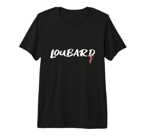 Loubard - Hommage avec Un Bandana Rouge T-Shirt Haut de Gamme