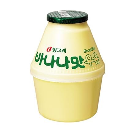 Amazon.co.jp: ピングレ バナナ味牛乳 8本セット 韓国バナナ味 : 食品