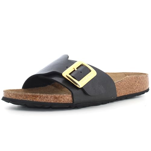 Birkenstock 1029481 Catalina Cushion Bunckle Graceful Sandalias Para Mujer Con Cuña Baja Fondo Piel, Licorice, 35 Eu Birkenstock 1029481 Catalina Cushion Bunckle Graceful Sandalias Para Mujer Con Cuña Baja Fondo Piel, Licorice, 35 Eu