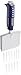 Scilogex 71211312 MicroPette Autoclavable Variable Volume Multichannel Pipettor, 12 Channels, 50-300 microliter