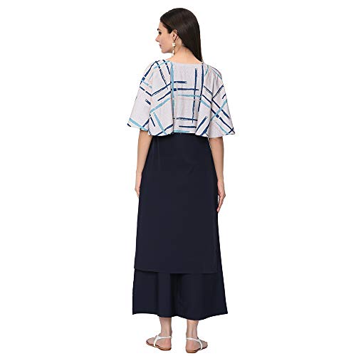 Image of Ziyaa Women's Digital Print Fla Crepe Kurta