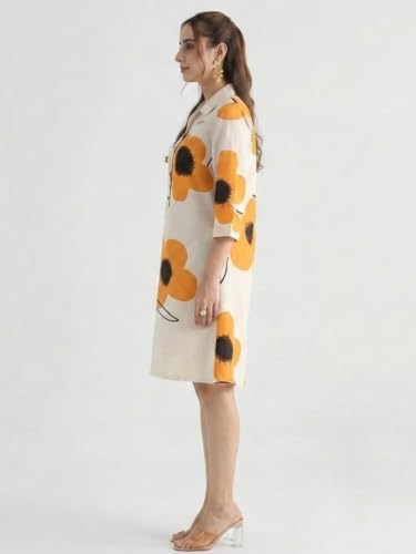 Image of Leriya Fashion Mini Dress for Women | One Piece Dresses for Womens |Mini Dresses Rayon for Women Stylish |Summer Casual Outfit Wear Events, Date & Evening Look |Tunic Shirts for Women