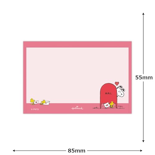 Image of Hallmark Snoopy Mini Message Card Set POST 849122