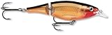Lauftiefe: 4–8 ft Rapala X-Rap Jointed Shad 13 Angelköder, Unisex, Gold