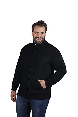 Promodoro Doppel-Fleece Jacke Plus Size Herren, 4XL, Schwarz-Dunkelgrau Cover