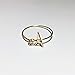 Hand Made 14K Gold Fill Custom Initial Ring Letter Stacking Name Personalized Birthday Friendship Bridesmaid Wedding Gift Couple Women Men Teenger 925 Sterling Silver 14K Rose Gold Fill Hypoallergenic