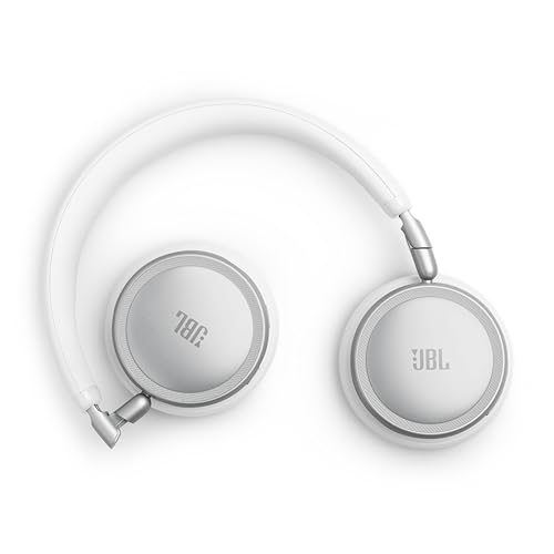 Image of JBL Live 680NC - Wireless on-Ear True Adaptive Noise Cancelling Headphones, JBL Signature Sound with Hi-Res Audio, 2-mic Perfect Calls 2.0 with AI-Trained Algorithm, & Personi-Fi 3.0 (White)