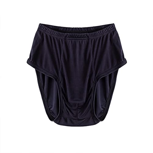 Men's Mulberry Silk Briefs Mid-Waist Underwear Breathable Satin Panties,Four Seasons