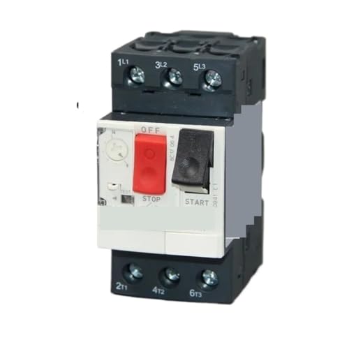 Disjoncteur moteur magnétothermique GV2ME14C calibre 6-10A avec bouton de commande mécanique