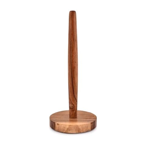 NIRMAN Acacia Wood Paper Towel Holder Cover