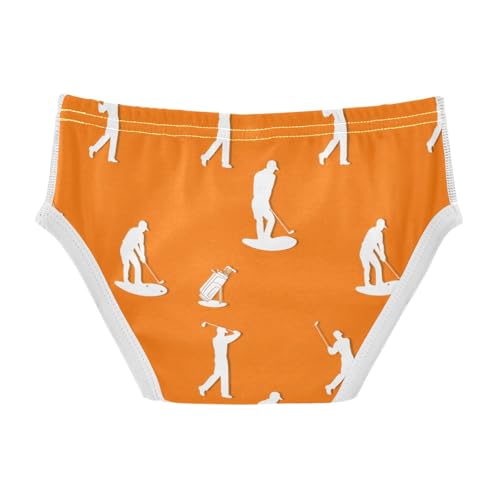 White Golf Players Toddler Boy's Underwear 2T 202c14142