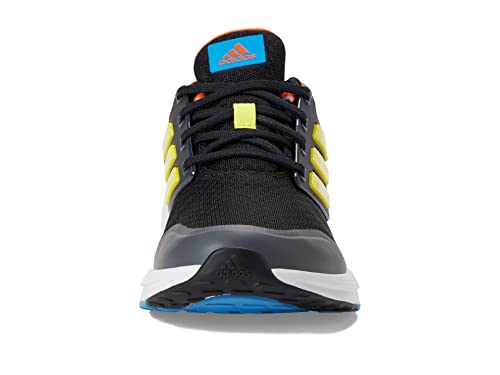 Adidas Eq21 2.0 Running Shoe, Black/Beam Yellow/Pulse Blue, 6.5 Us Unisex Big Kid #TOP2