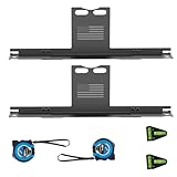 Surfcabin Wheel Alignment Tool Heavy Duty Toe Alignment Plates, No Caliper Removal Needed, Automotive Alignment Tools with Imperial Tape Measures, Compatible with Most Cars, Trucks, and SUVs