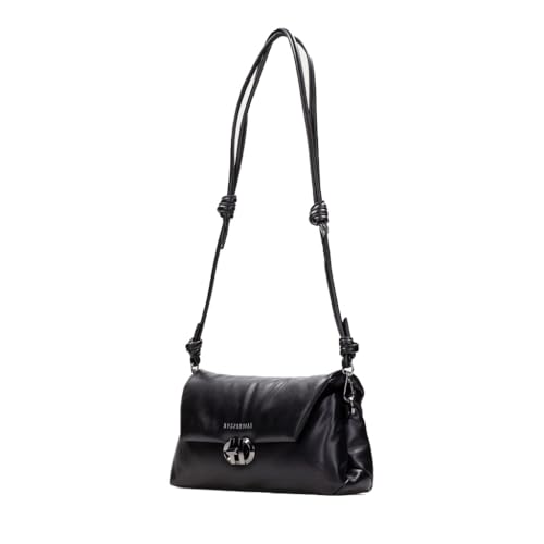 Hispanitas Para Mujer. BI254157 Bolso Covent Negro (Osfa), Casual, Poliuretano - 3